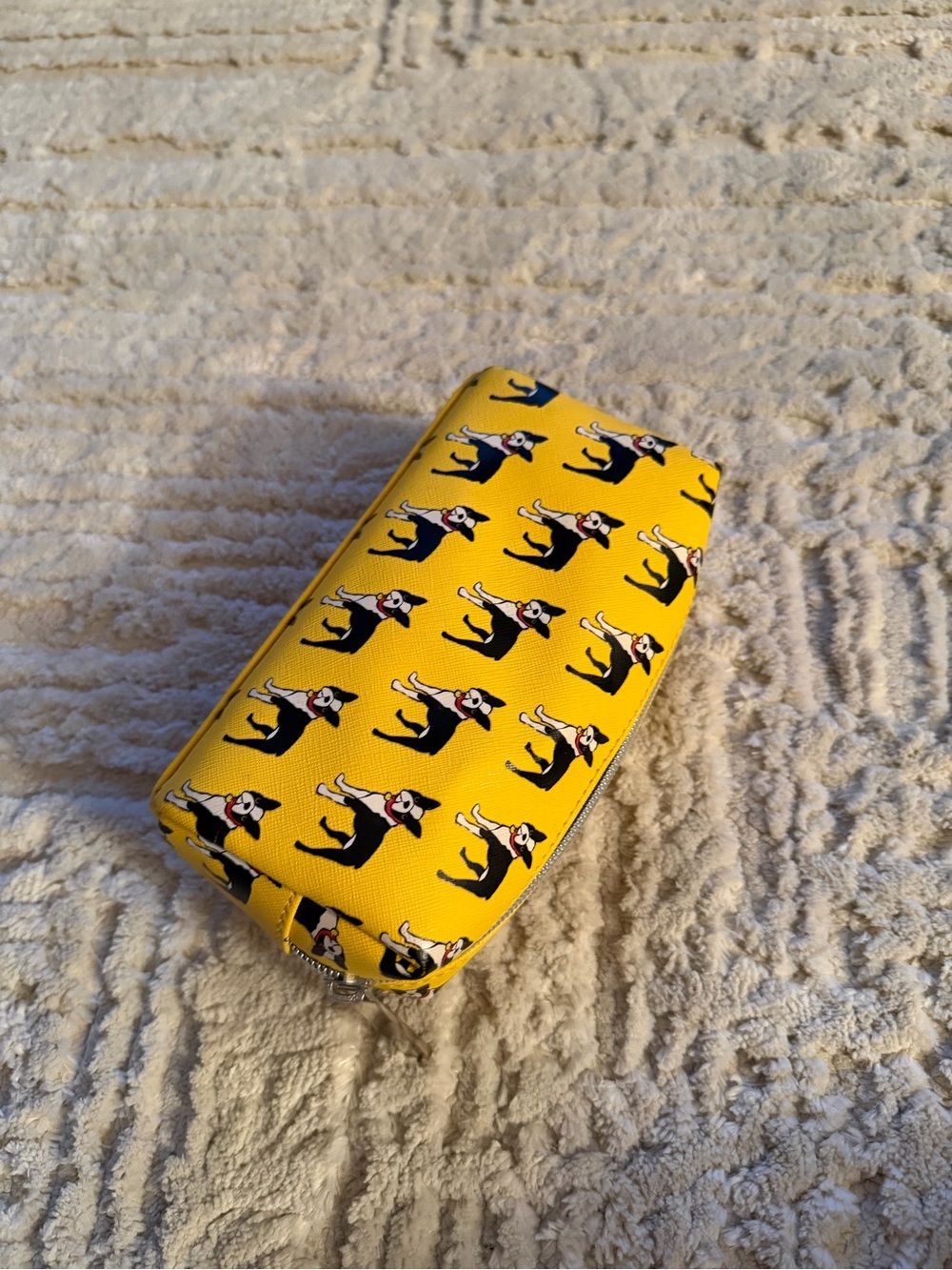 Marc Tetro yellow Boston Terrier pouch - Picture 2 of 6